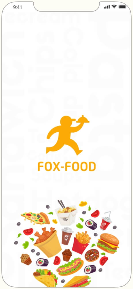 food delivery customer plash