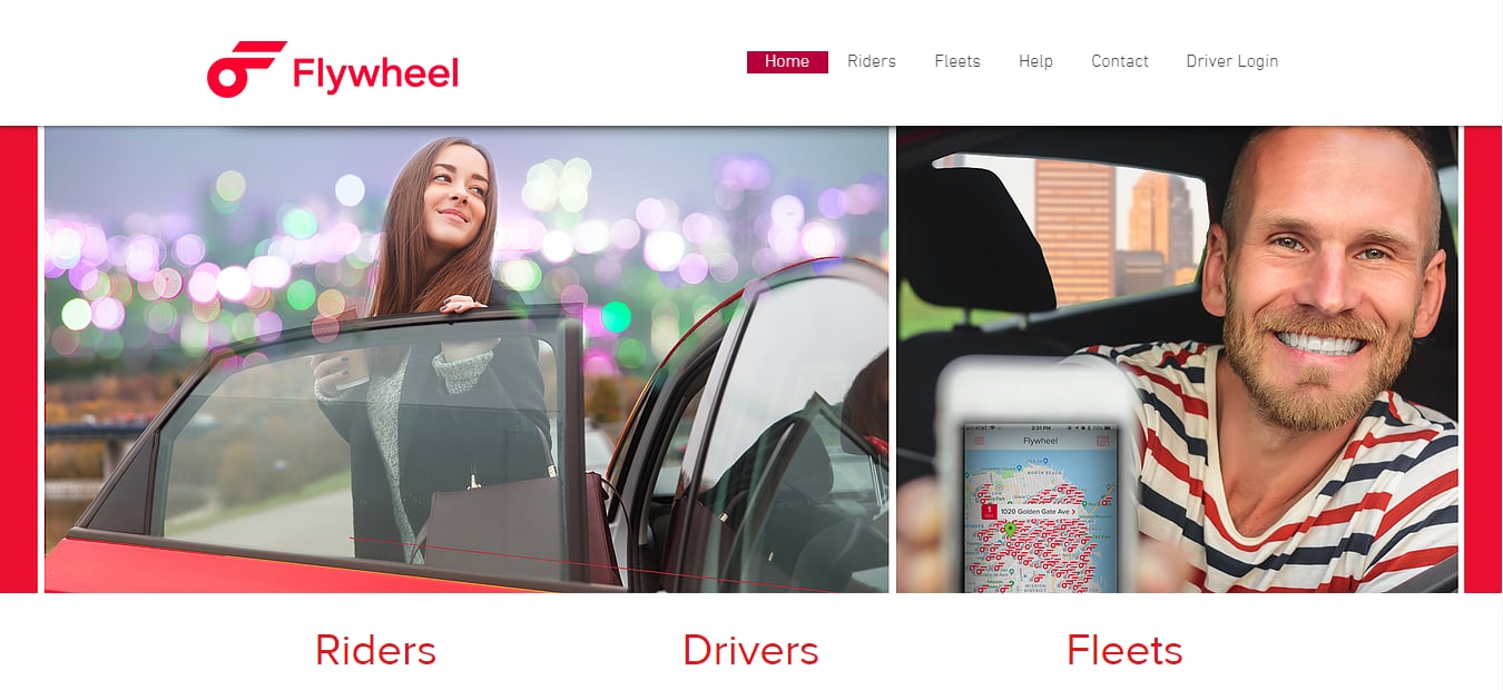 flywheel rideshare app