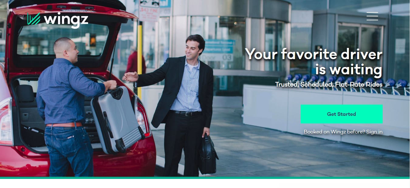 wingz rideshare app