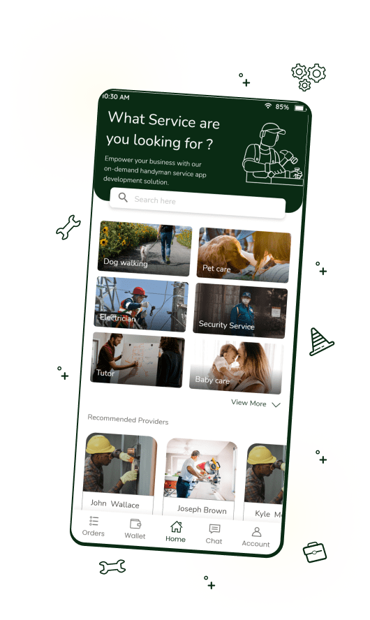 taskrabbit clone Customer app features