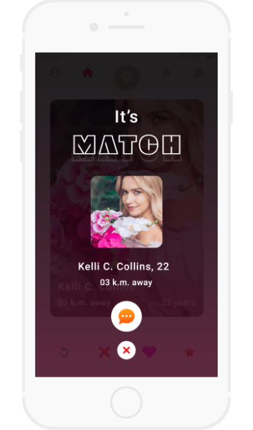 Tinder About Us Mockup
