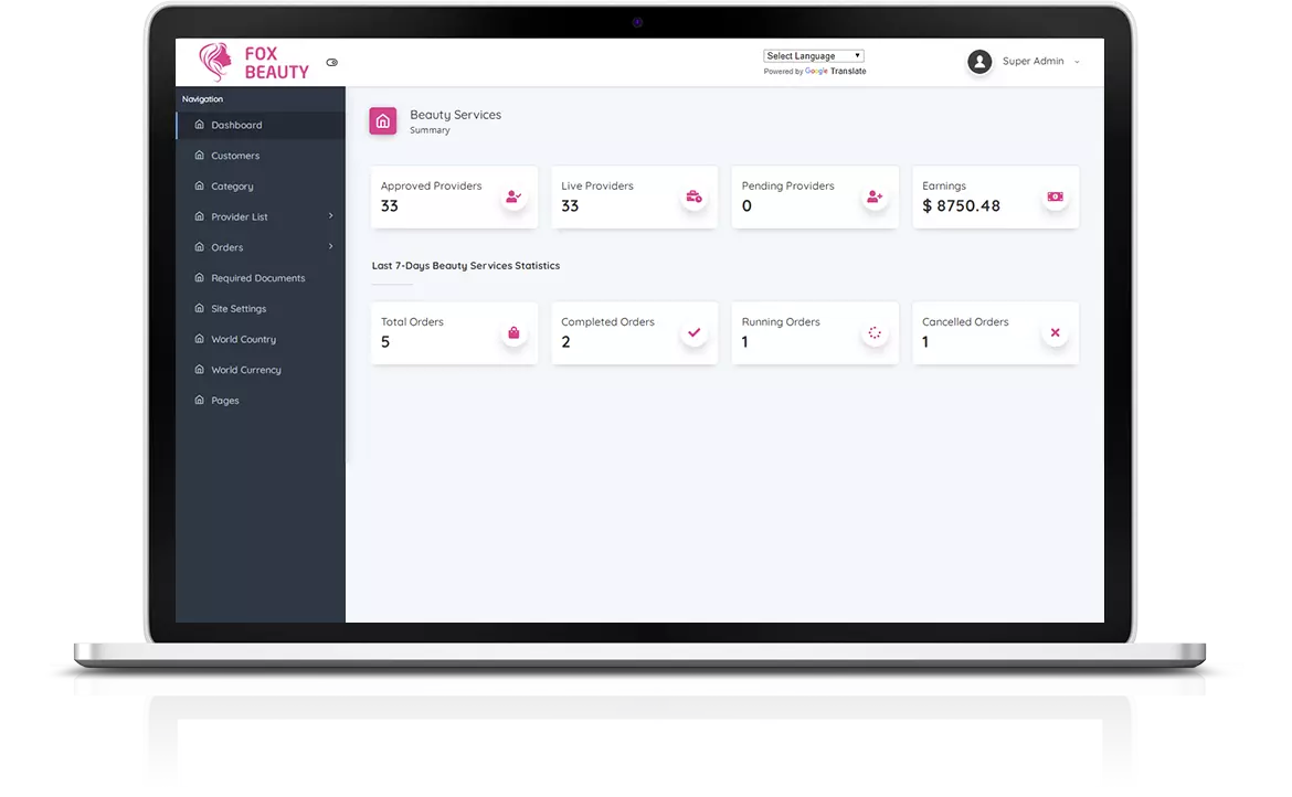 Admin Panel