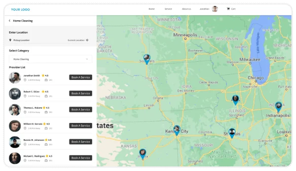 Customer Website Features