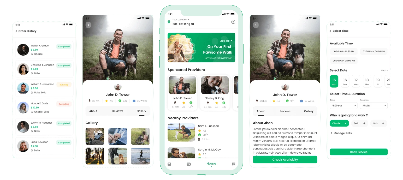 rover clone customer app