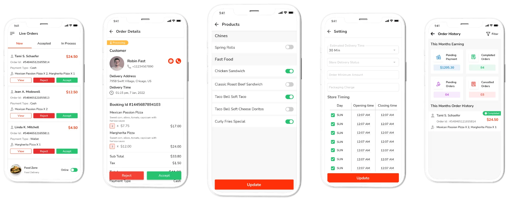 doordash ui section store ui images