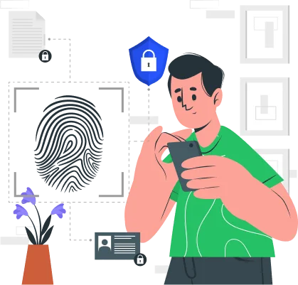 gojek Fingerprint Lock With Face ID Detection