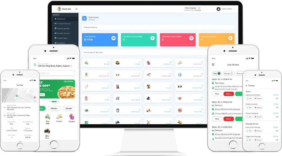 Gojek Slider Mockup