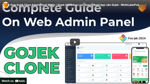 gojek admin panel workflow
