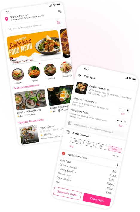 FoodPanda Main Slider Mockup