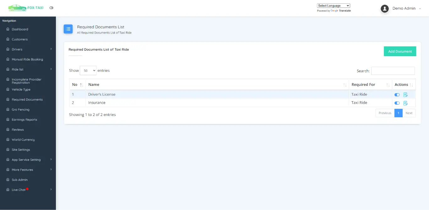 Manage Documents