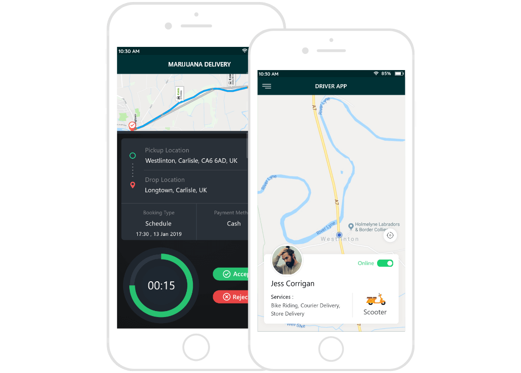 Marijuana Delivery App