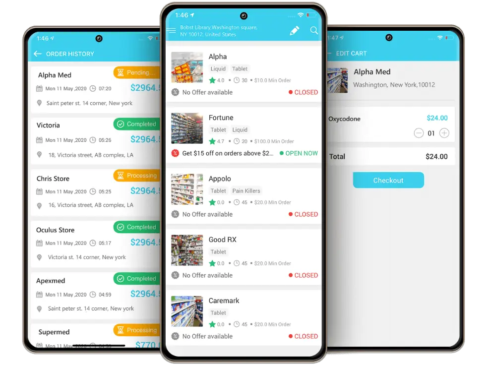 Medicine User Mockup