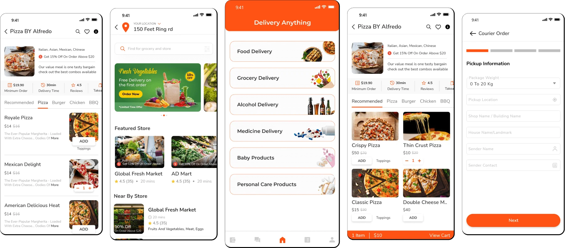 talabat user ui