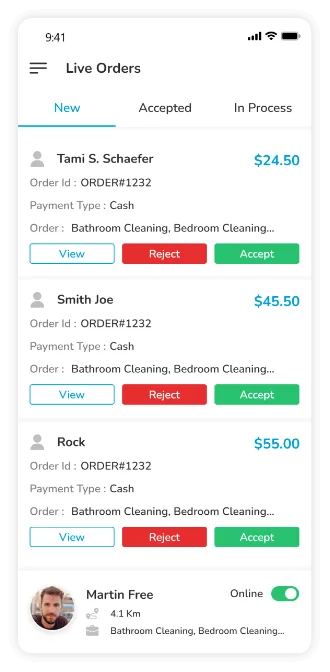 Provider App Features