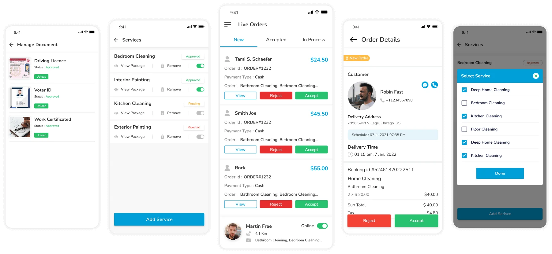 Thumbtack Clone App Provider