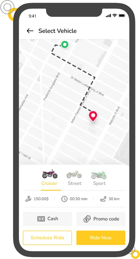 rapido clone customer app