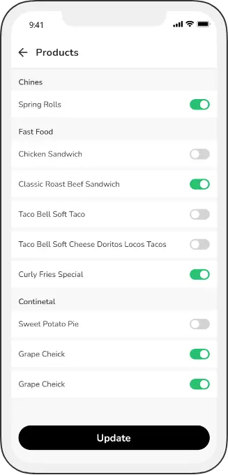 Postmates Clone App Store