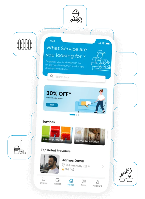 Thumbtack main slider Mockup