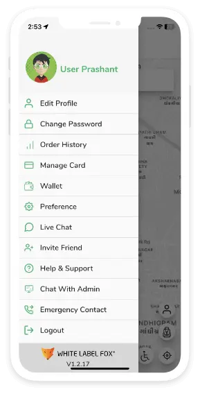 User-App-Menu