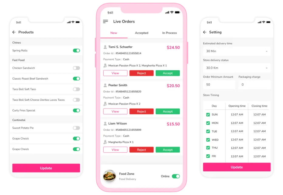 Foodpanda Clone Store Mockup