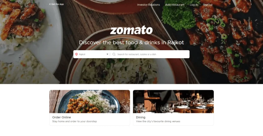 Zomato Food Delivery