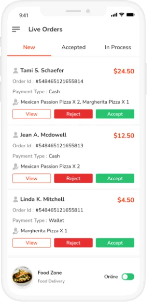 Zomato app features store