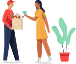 zomato similar business model doordash vector