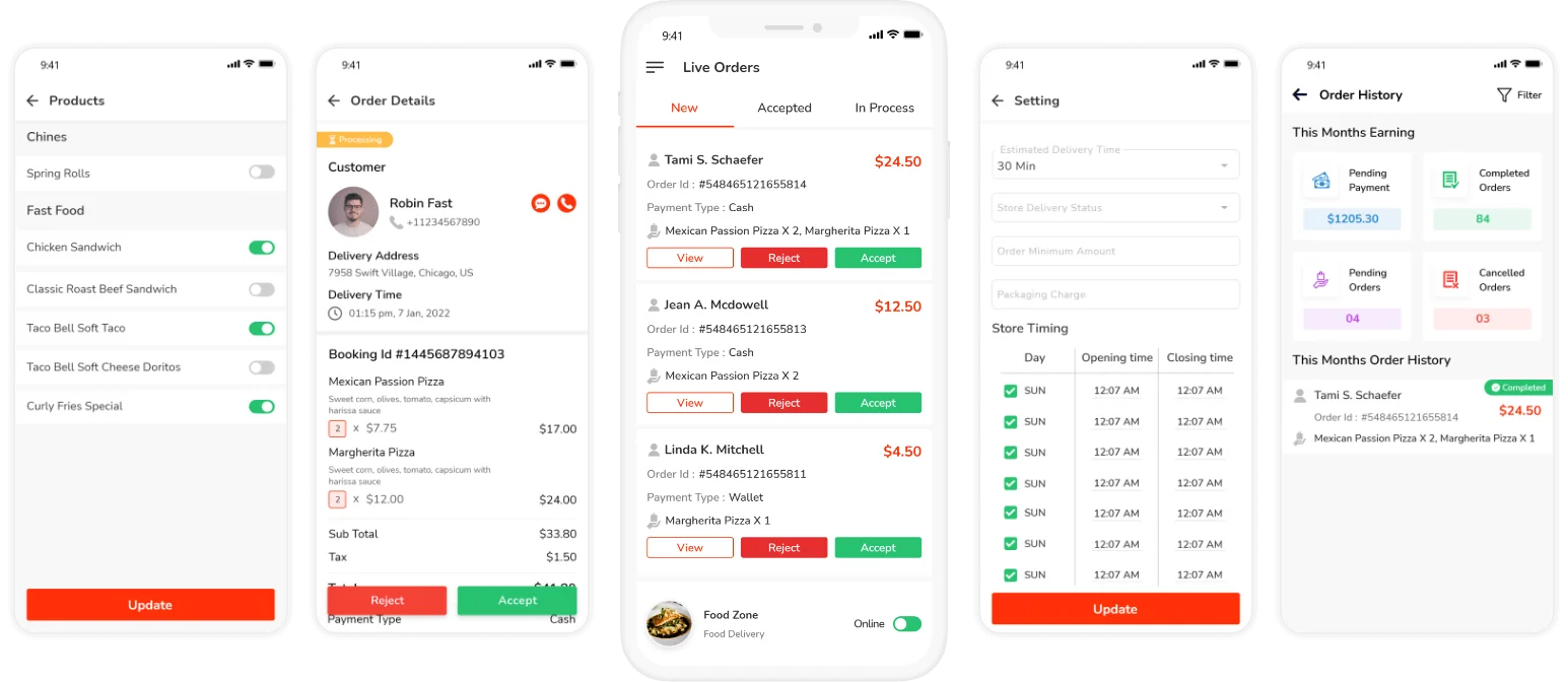 Zomato Store UI